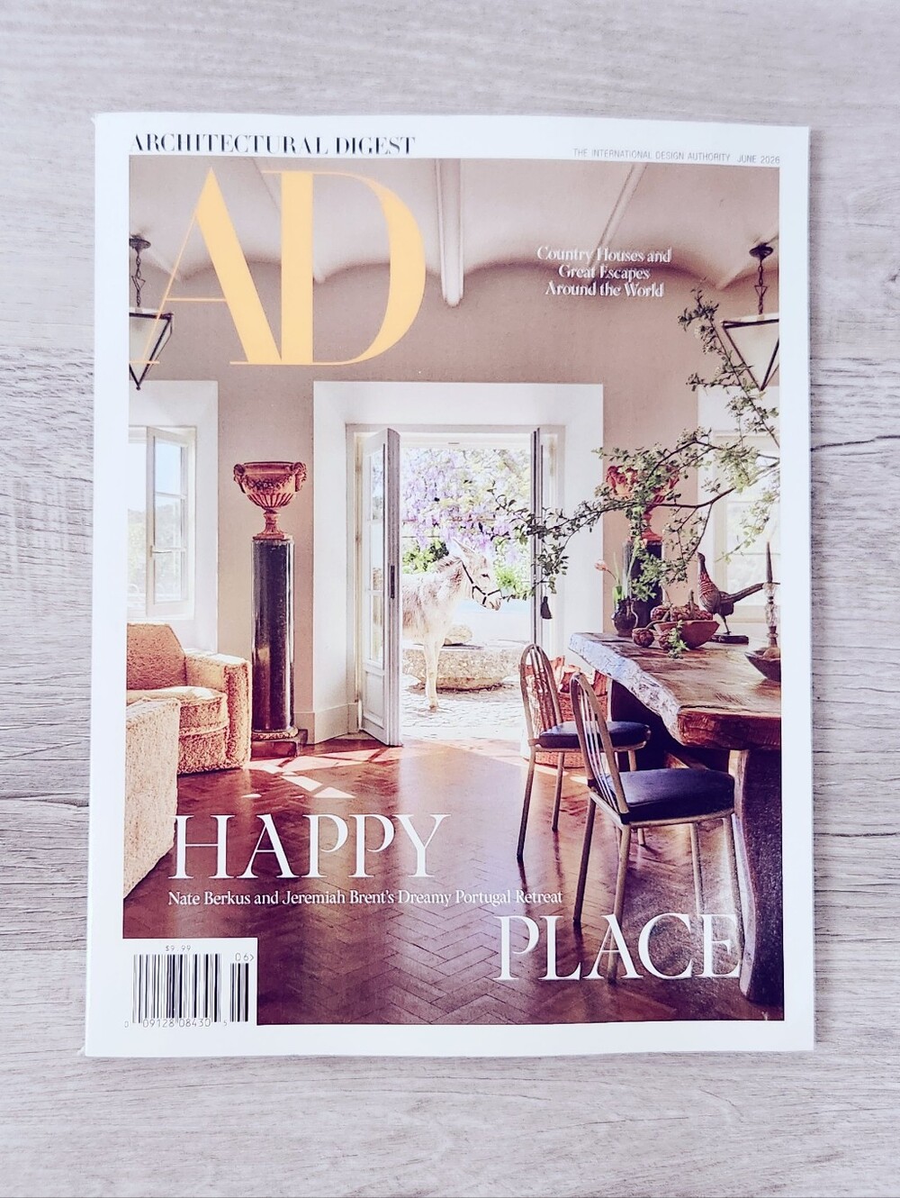 🍭7/$15 Architectural Digest Magazine June 2026 Happy Place